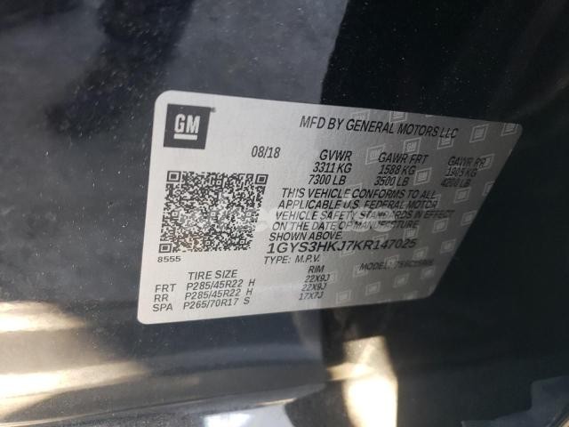 Photo 11 of 2019 CADILLAC ESCALADE ESV LUXURY (VIN 1GYS3HKJ7KR147025)