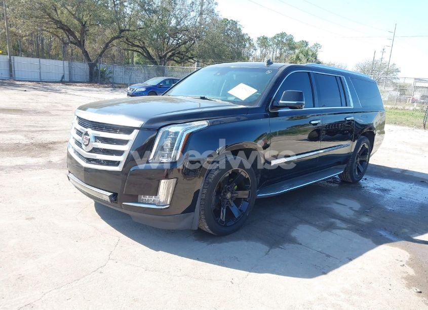 Photo 2 of 2015 Cadillac Escalade ESV LUXURY (VIN 1GYS4HKJ8FR235598)