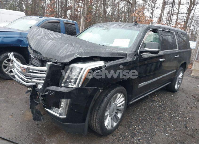 Photo 2 of 2018 Cadillac Escalade ESV PLATINUM (VIN 1GYS4KKJ4JR344128)