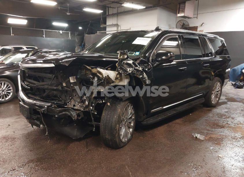 Photo 2 of 2022 Cadillac Escalade ESV 4WD PREMIUM LUXURY (VIN 1GYS4KKL2NR134764)