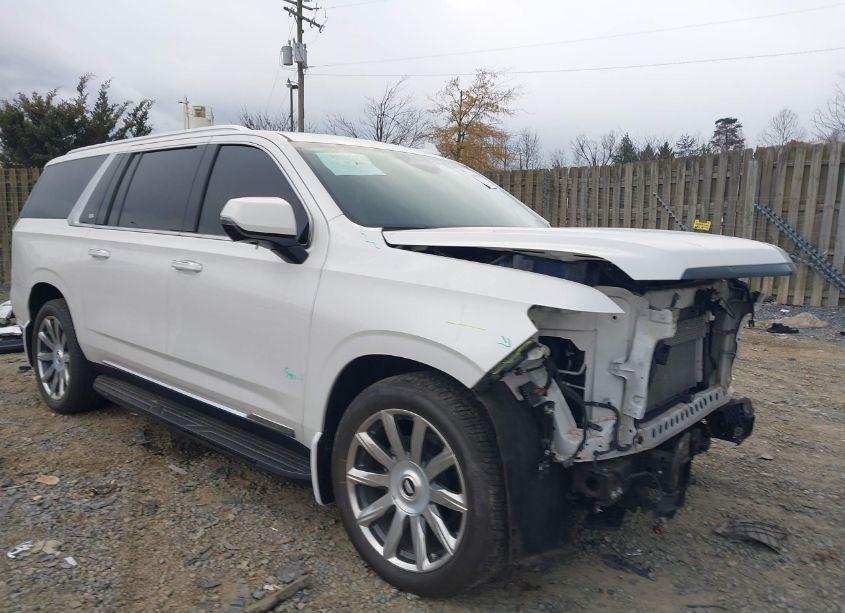 2021 Cadillac Escalade ESV 4WD PREMIUM LUXURY PLATINUM (VIN 1GYS4MKL0MR473520) main photo