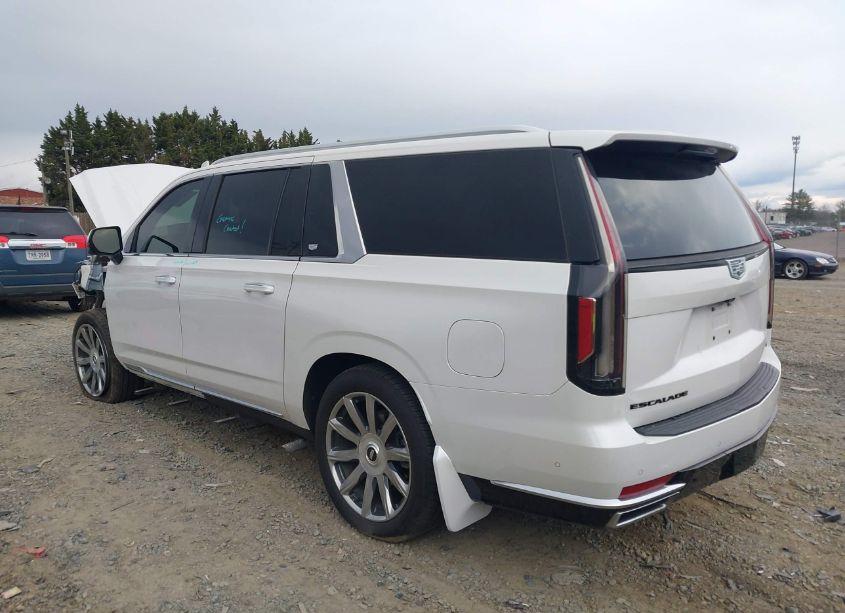 Photo 3 of 2021 Cadillac Escalade ESV 4WD PREMIUM LUXURY PLATINUM (VIN 1GYS4MKL0MR473520)