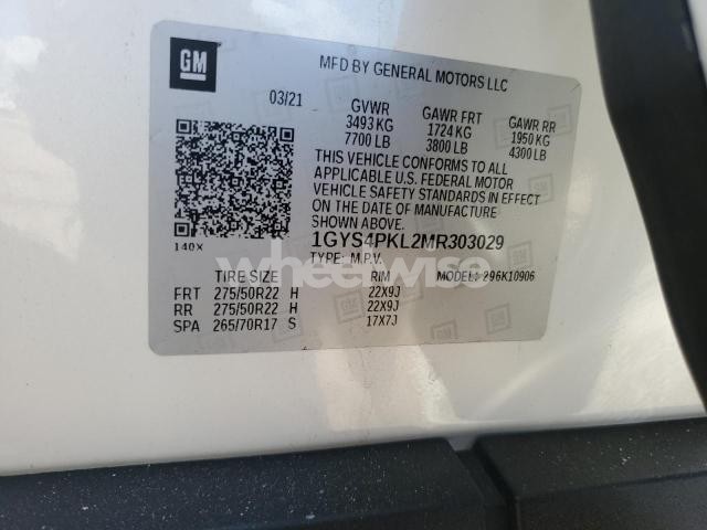 Photo 11 of 2021 CADILLAC ESCALADE ESV SPORT (VIN 1GYS4PKL2MR303029)