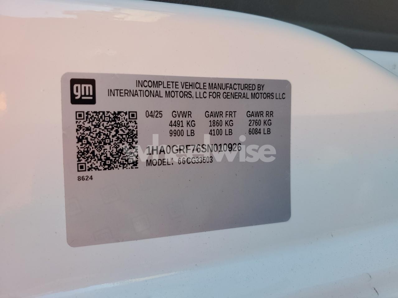 Photo 13 of 2025 CHEVROLET EXPRESS G3500 (VIN 1HA0GRF76SN010926)