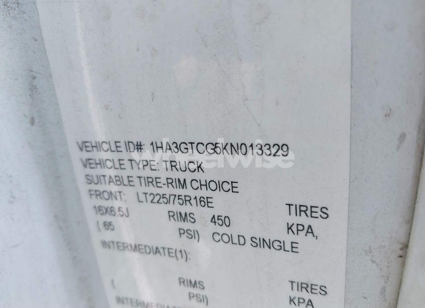 Photo 8 of 2019 Chevrolet Express CUTAWAY WORK VAN (VIN 1HA3GTCG5KN013329)