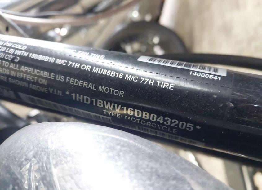 Photo 10 of 2013 Harley-davidson Flstc HERITAGE SOFTAIL CLASSIC (VIN 1HD1BWV16DB043205)