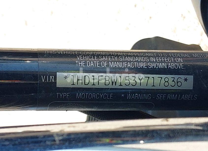 Photo 10 of 2003 Harley-davidson Flhri (VIN 1HD1FBW153Y717836)