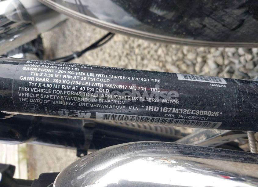 Photo 10 of 2012 Harley-davidson Fld SWITCHBACK (VIN 1HD1GZM32CC309026)