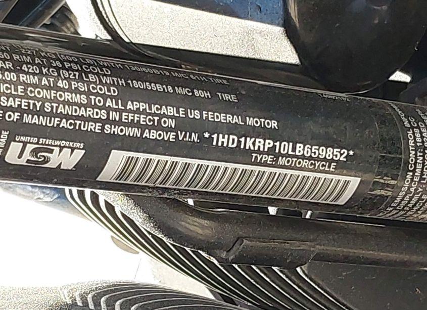 Photo 10 of 2020 Harley-davidson Flhxs (VIN 1HD1KRP10LB659852)