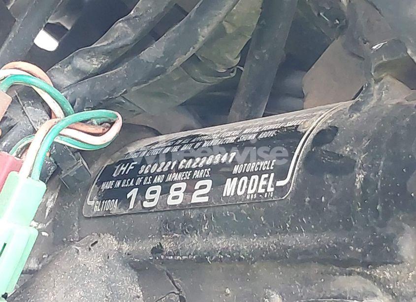 Photo 10 of 1982 Honda Gl1100 A (VIN 1HFSC0221CA228947)