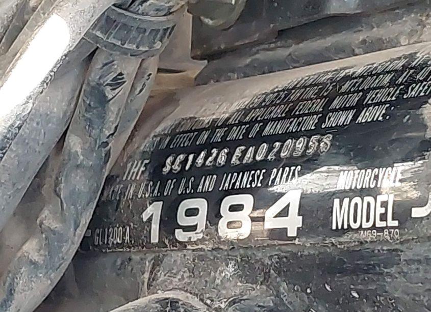 Photo 10 of 1984 Honda Gl1200 A (VIN 1HFSC1426EA020956)
