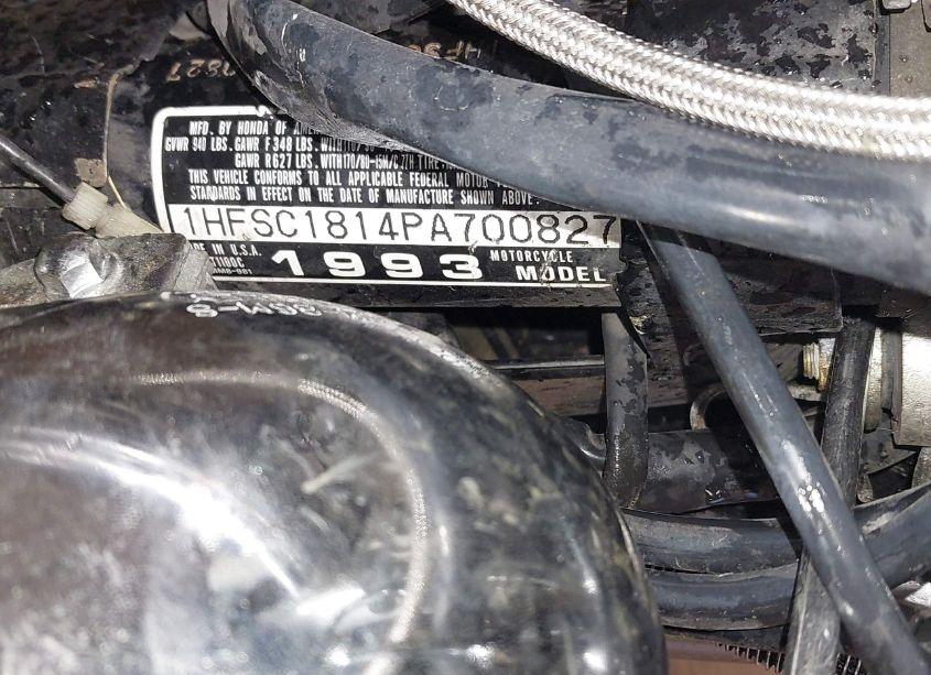 Photo 10 of 1993 Honda Vt1100 C (VIN 1HFSC1814PA700827)