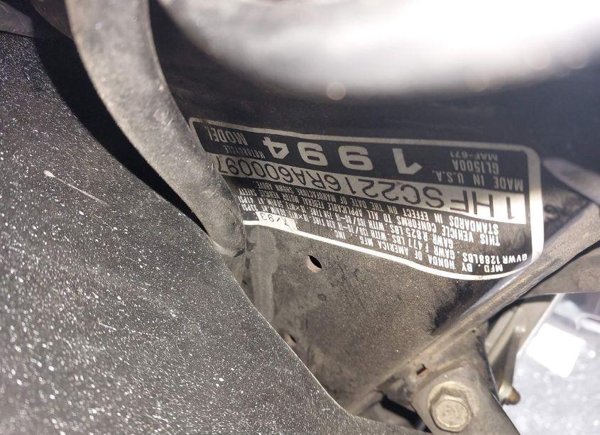 Photo 9 of 1994 Honda Gl1500 A (VIN 1HFSC2216RA600097)