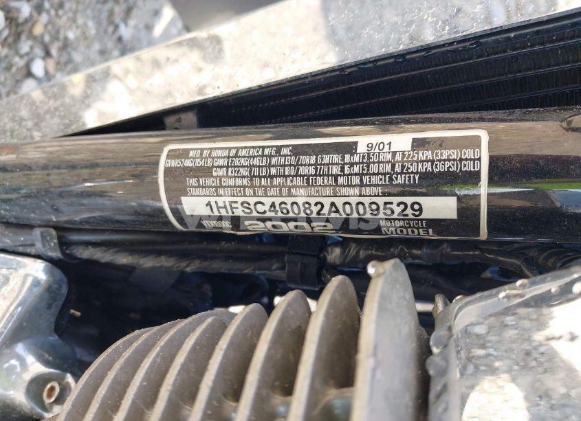 Photo 10 of 2002 Honda Vtx1800 C (VIN 1HFSC46082A009529)