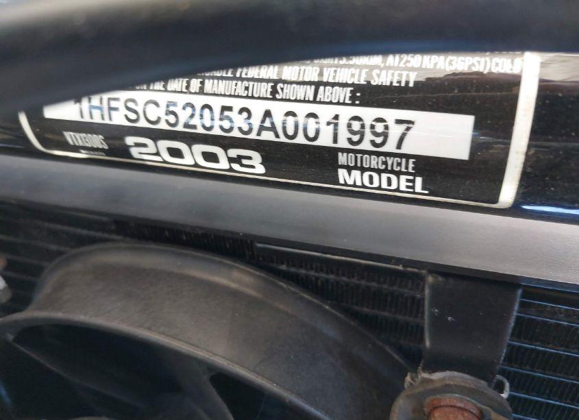 Photo 10 of 2003 Honda Vt1300 S (VIN 1HFSC52053A001997)