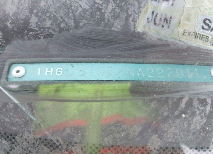 Photo 9 of 1992 Honda Accord LX (VIN 1HGCB7557NA222011)