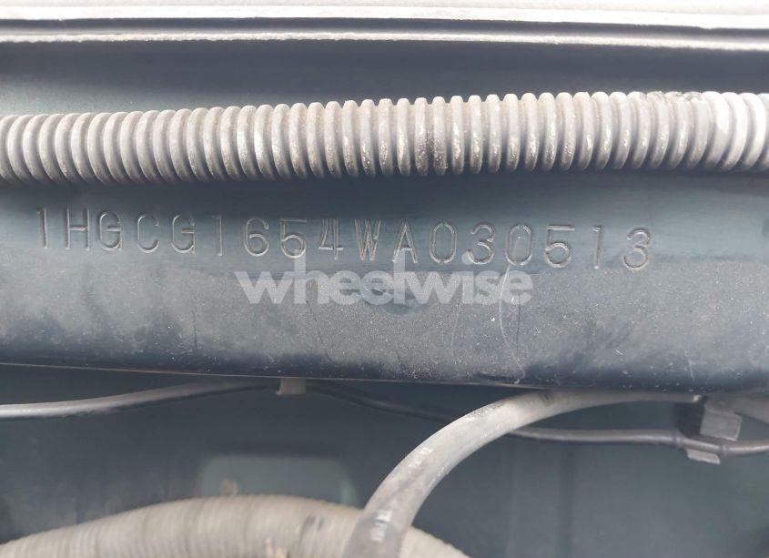Photo 9 of 1998 Honda Accord EX V6 (VIN 1HGCG1654WA030513)