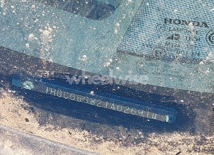 Photo 9 of 2001 Honda Accord 2.3 EX (VIN 1HGCG66821A026914)