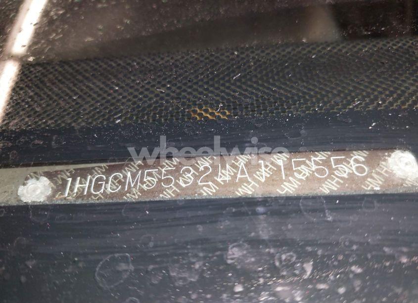 Photo 9 of 2004 Honda Accord 2.4 LX (VIN 1HGCM55324A115556)