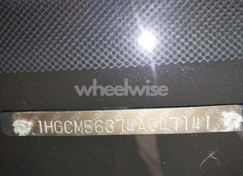 Photo 17 of 2004 Honda Accord 2.4 LX (VIN 1HGCM56374A047141)