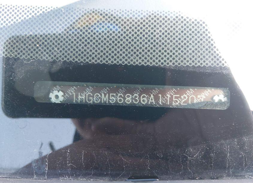 Photo 9 of 2006 Honda Accord 2.4 EX (VIN 1HGCM56836A115207)