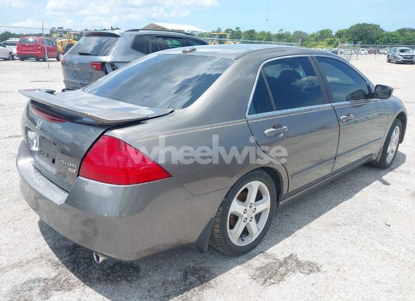 Photo 4 of 2007 Honda Accord 3.0 EX (VIN 1HGCM65877A044148)