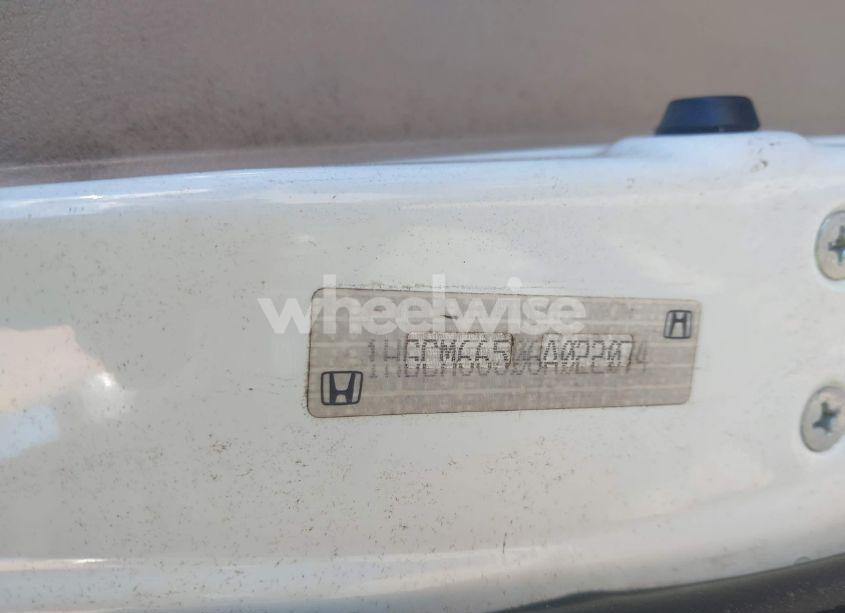 Photo 9 of 2006 Honda Accord 3.0 EX (VIN 1HGCM66506A022074)
