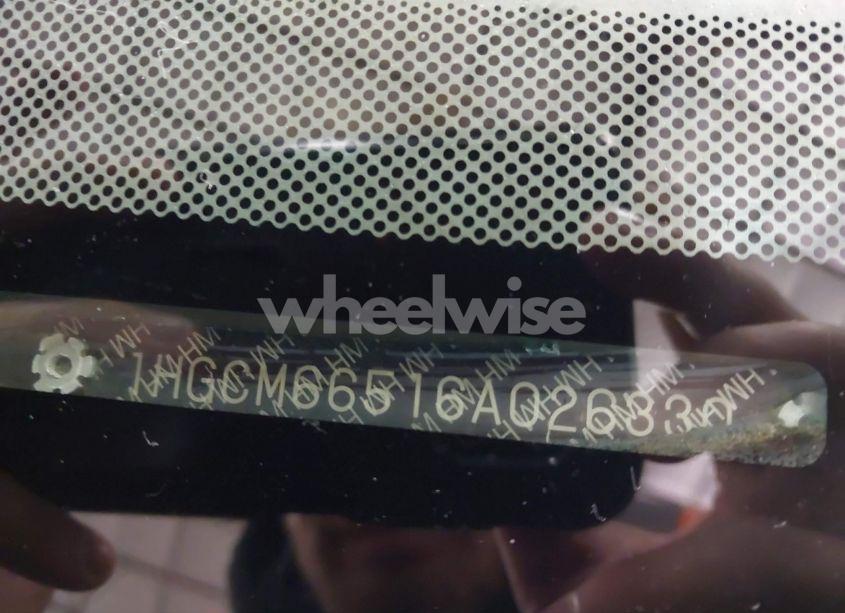 Photo 9 of 2006 Honda Accord 3.0 EX (VIN 1HGCM66516A026330)