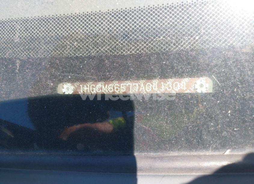 Photo 9 of 2007 Honda Accord 3.0 EX (VIN 1HGCM66577A041304)