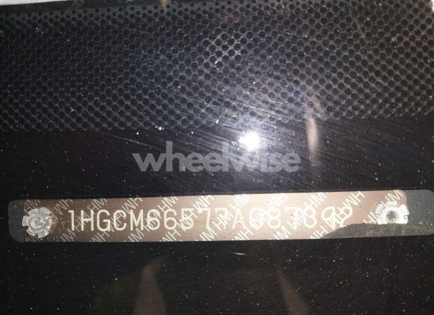 Photo 18 of 2007 Honda Accord 3.0 EX (VIN 1HGCM66577A087392)