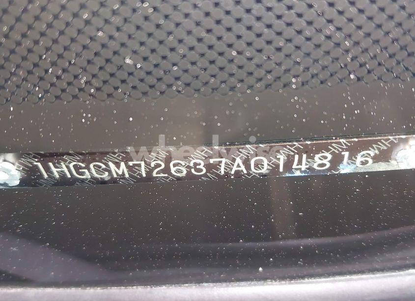 Photo 17 of 2007 Honda Accord 2.4 EX (VIN 1HGCM72637A014816)