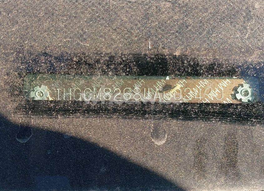 Photo 9 of 2004 Honda Accord 3.0 EX (VIN 1HGCM82684A003490)