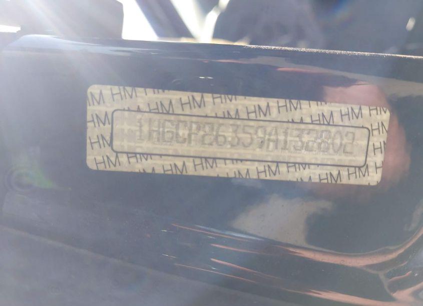 Photo 9 of 2009 Honda Accord 2.4 LX (VIN 1HGCP26359A132802)