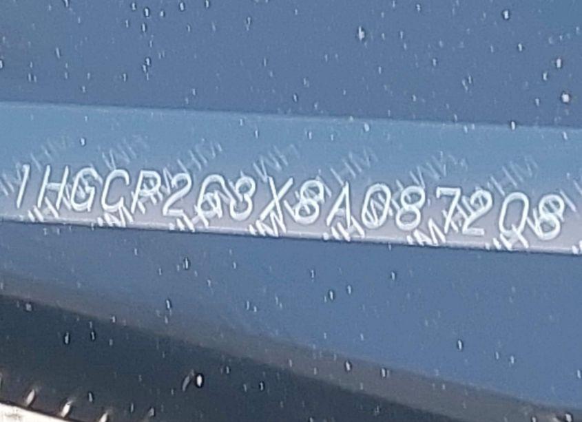 Photo 9 of 2008 Honda Accord 2.4 LX (VIN 1HGCP263X8A087208)