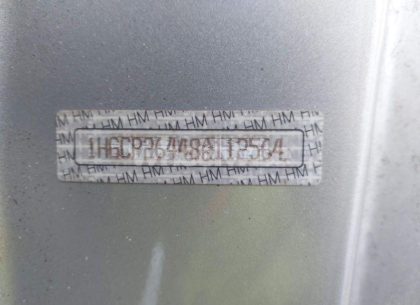 Photo 9 of 2008 Honda Accord 2.4 LX-P (VIN 1HGCP26448A112564)