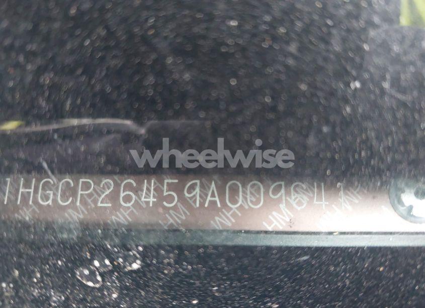 Photo 12 of 2009 Honda Accord 2.4 LX-P (VIN 1HGCP26459A009641)