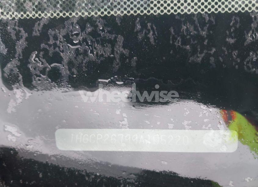 Photo 9 of 2009 Honda Accord 2.4 EX (VIN 1HGCP26799A105220)