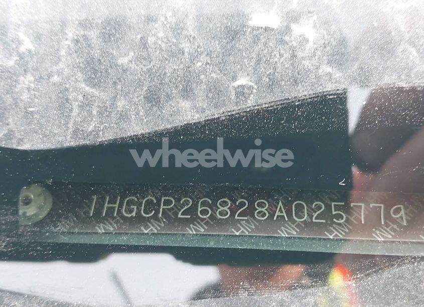 Photo 9 of 2008 Honda Accord 2.4 EX-L (VIN 1HGCP26828A025779)