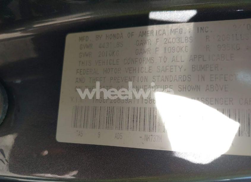 Photo 9 of 2009 Honda Accord 2.4 EX-L (VIN 1HGCP26839A111586)