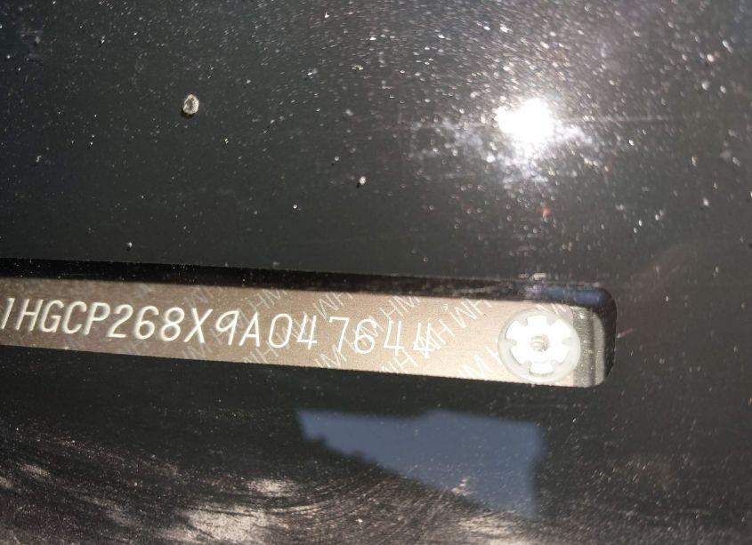 Photo 9 of 2009 Honda Accord 2.4 EX-L (VIN 1HGCP268X9A047644)