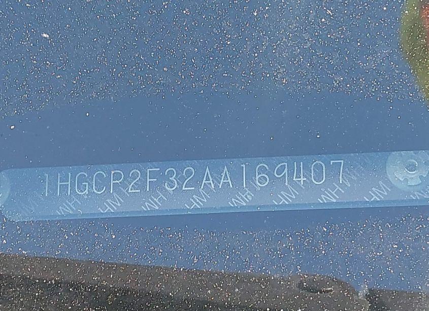 Photo 9 of 2010 Honda Accord 2.4 LX (VIN 1HGCP2F32AA169407)