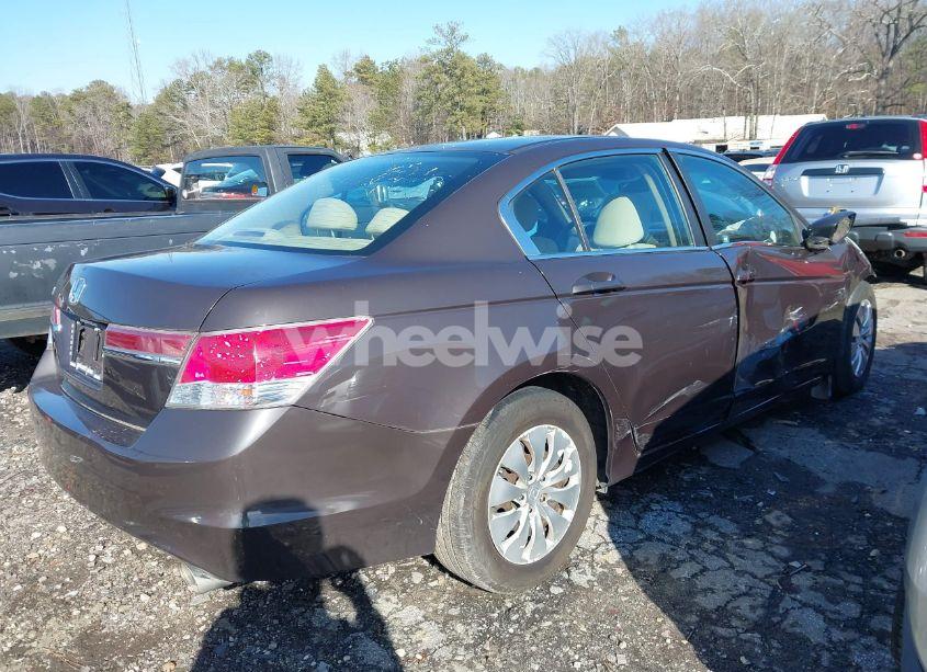 Photo 4 of 2012 Honda Accord 2.4 LX (VIN 1HGCP2F33CA059601)