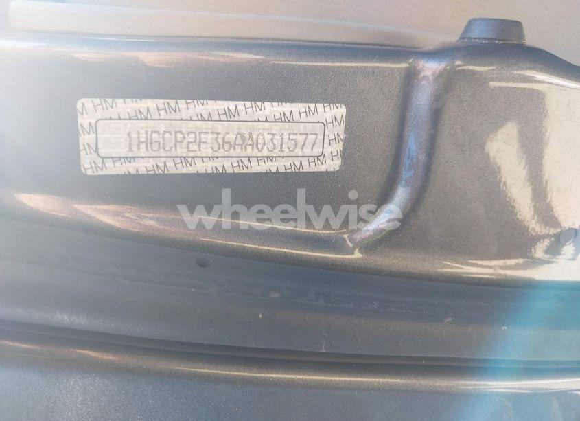 Photo 9 of 2010 Honda Accord 2.4 LX (VIN 1HGCP2F36AA031577)