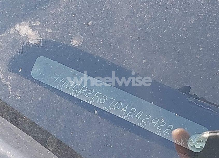 Photo 18 of 2012 Honda Accord 2.4 LX (VIN 1HGCP2F37CA242922)