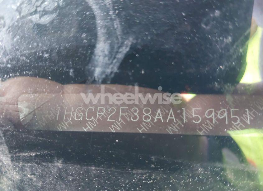 Photo 9 of 2010 Honda Accord 2.4 LX (VIN 1HGCP2F38AA159951)