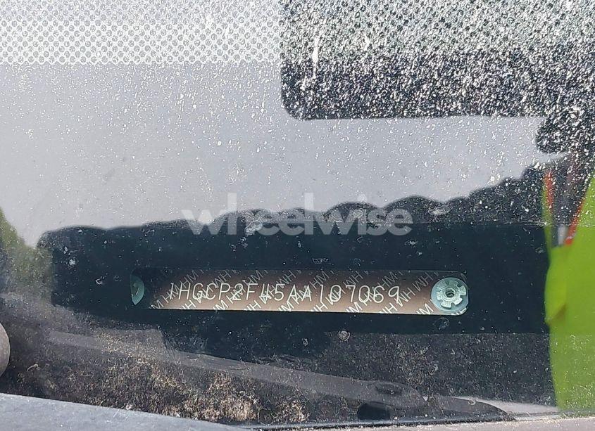 Photo 9 of 2010 Honda Accord 2.4 LX-P (VIN 1HGCP2F45AA107069)