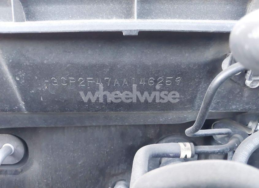 Photo 9 of 2010 Honda Accord 2.4 LX-P (VIN 1HGCP2F47AA146259)