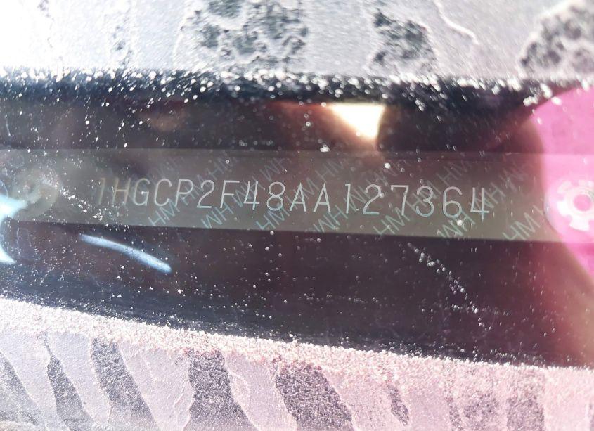 Photo 9 of 2010 Honda Accord 2.4 LX-P (VIN 1HGCP2F48AA127364)