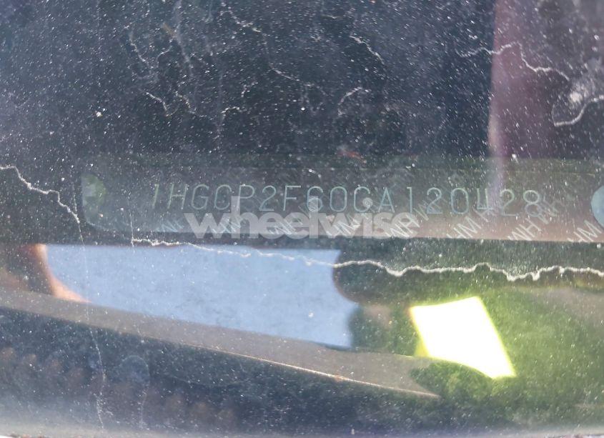 Photo 9 of 2012 Honda Accord 2.4 SE (VIN 1HGCP2F60CA120428)