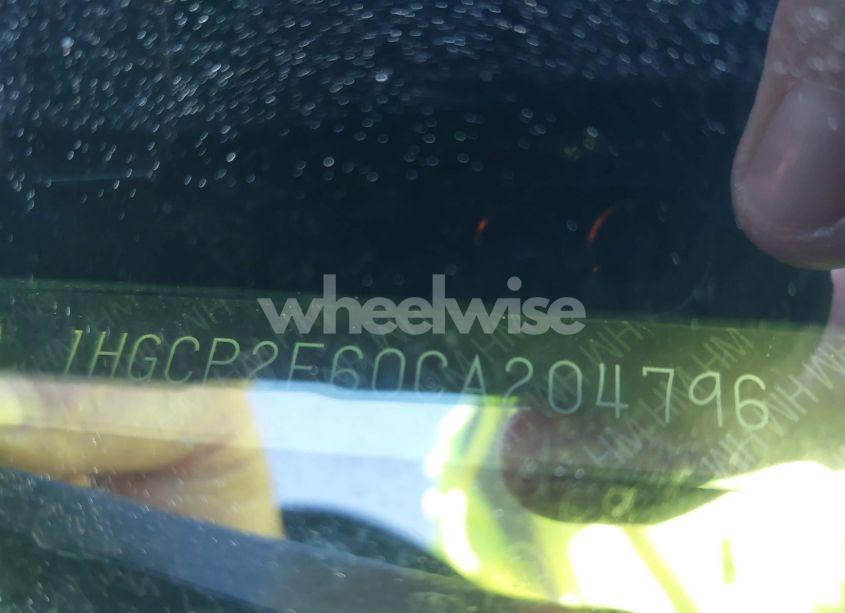 Photo 9 of 2012 Honda Accord 2.4 SE (VIN 1HGCP2F60CA204796)